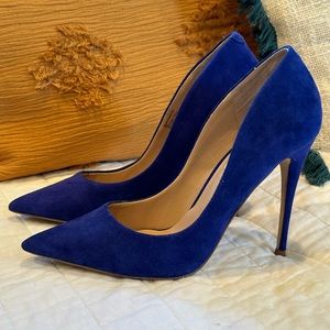Steve Madden Royal Blue Suede Pumps Size 7